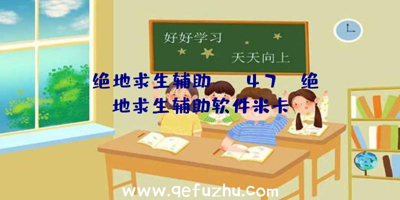 「绝地求生辅助